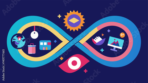 Infinite Canvas An endless digital canvas that stretches into the horizon filled with partially complete artworks demonstrating the limitless potential of AI in the creative