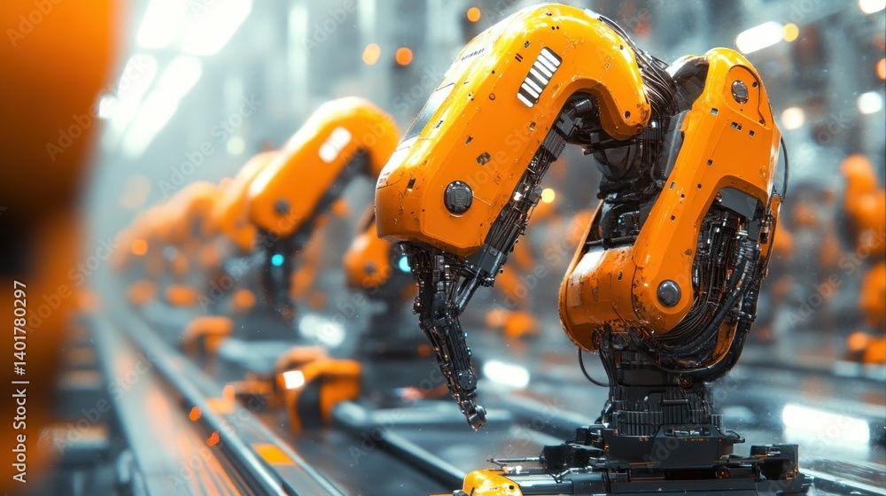 Automated Assembly Line with Robotic Arms Automated Assembly Line with Robotic Arms