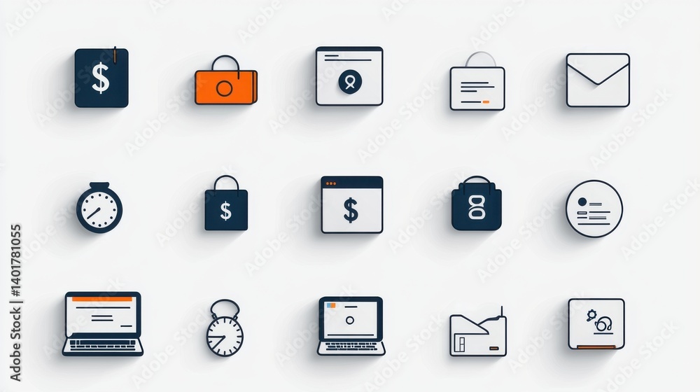 A collection of minimalist and modern outline icons representing various aspects of online banking digital payments and financial transactions A collection of minimalist and modern outline icons representing various aspects of online banking digital payments and financial transactions