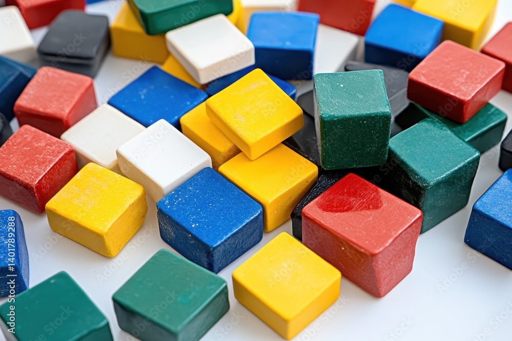 Colorful Square Blocks Colorful Square Blocks
