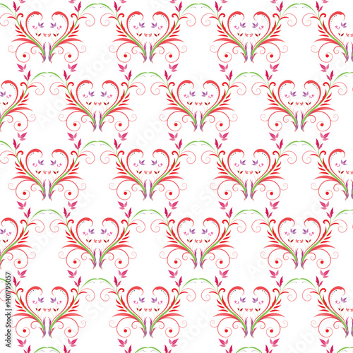 Floral pattern, pattern, background, flower, flower background

