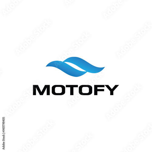 logo design initial f letter gradient combination