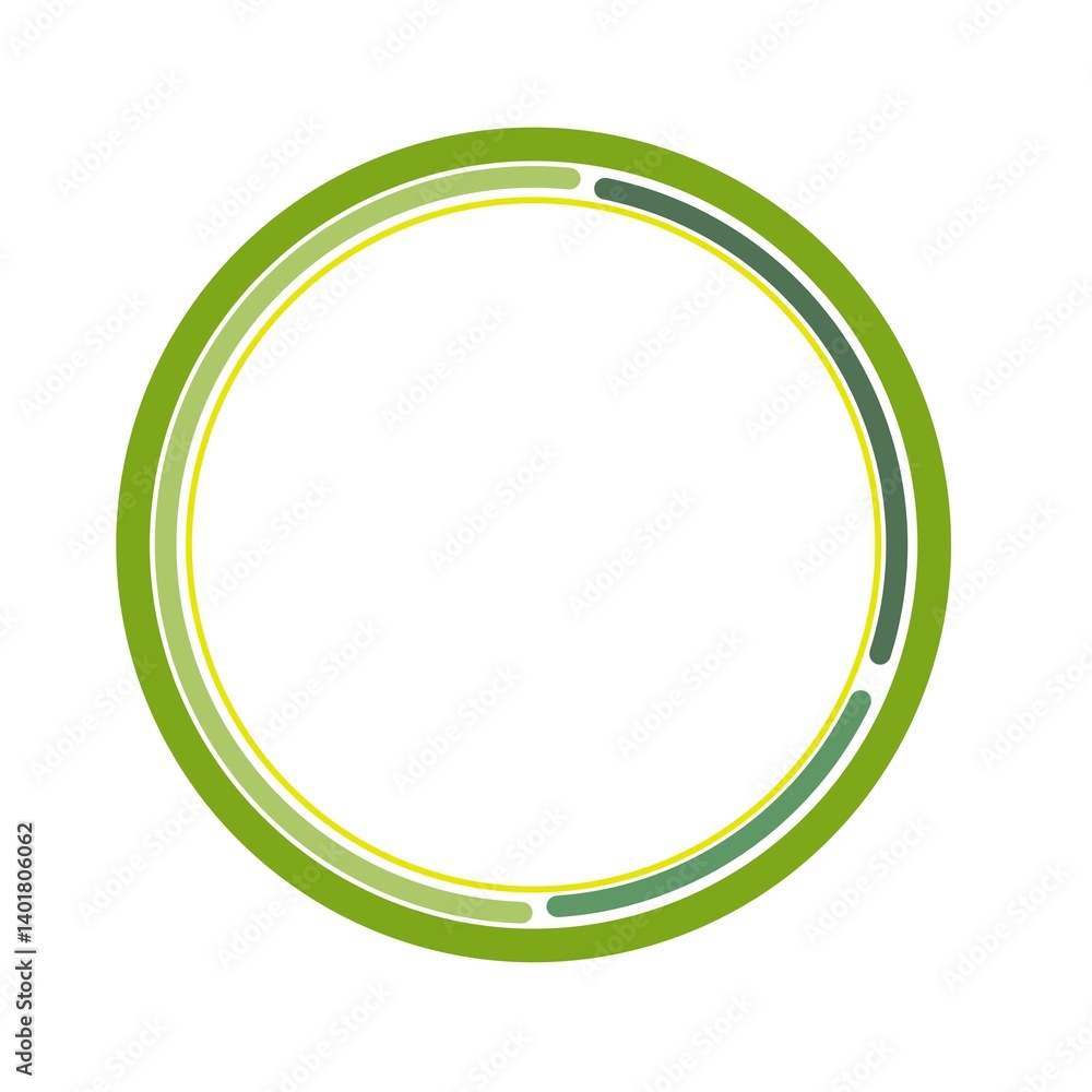 Green circle brush stroke vector isolated on white background. Green enso zen circle brush stroke. For stamp, seal, ink and paintbrush design template. Grunge hand drawn circle shape Green circle brush stroke vector isolated on white background. Green enso zen circle brush stroke. For stamp, seal, ink and paintbrush design template. Grunge hand drawn circle shape