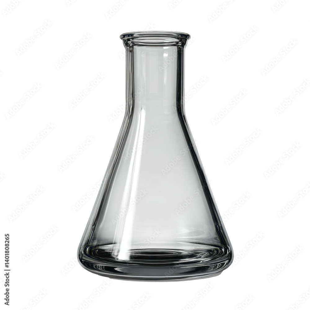 ultra realistic uhd photo of Conical flask (Erlenmeyer flask) on transparent background ultra realistic uhd photo of Conical flask (Erlenmeyer flask) on transparent background