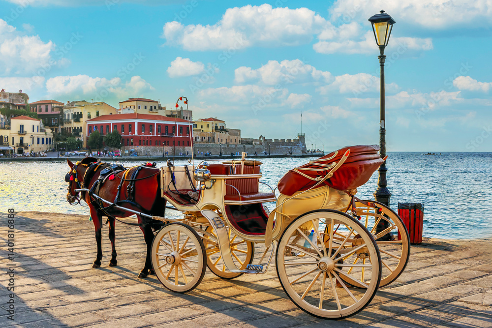 Venetian Harbour Horse and Carriage
