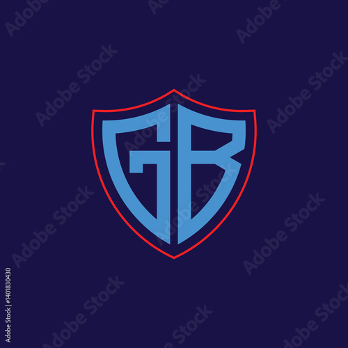 Free Download Corporate Shield Logo with Letter Combination - GFXLoad