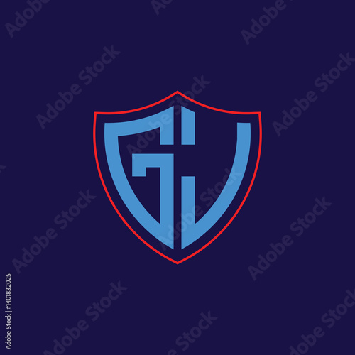 Corporate Shield Logo with Letter Combination Free Download Corporate Shield Logo with Letter Combination - GFXLoad