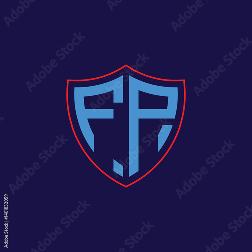 Free Download Corporate Shield Logo with Letter Combination - GFXLoad