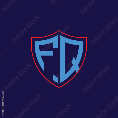 Free Download Corporate Shield Logo with Letter Combination - GFXLoad