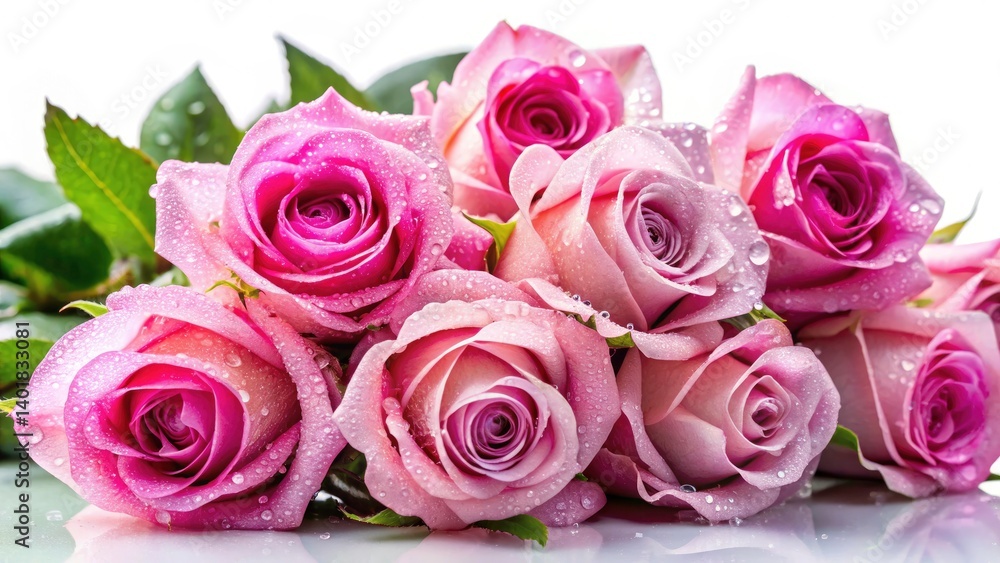 Pink Rose Bouquet, Raindrops, High Depth of Field, White Background, Beautiful Flowers, Floral Photography, Macro Photography, Closeup, Dew High Resolution, Pink Rose Bouquet, Raindrops, High Depth of Field, White Background, Beautiful Flowers, Floral Photography, Macro Photography, Closeup, Dew High Resolution,