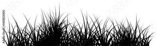 grass silhouette background