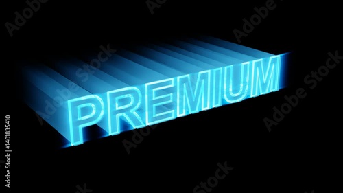 Glow Up Bright Neon Text For a Premium text