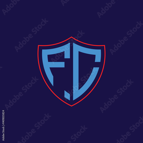Free Download Corporate Shield Logo with Letter Combination - GFXLoad