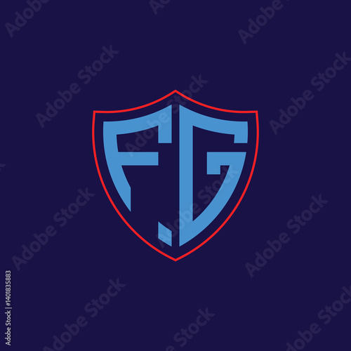 Free Download Corporate Shield Logo with Letter Combination - GFXLoad