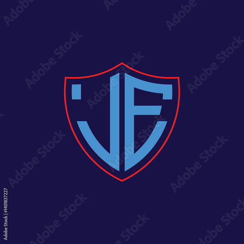 Free Download Corporate Shield Logo with Letter Combination - GFXLoad