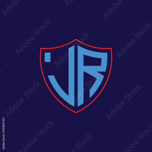 Free Download Corporate Shield Logo with Letter Combination - GFXLoad