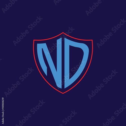 Free Download Corporate Shield Logo with Letter Combination - GFXLoad