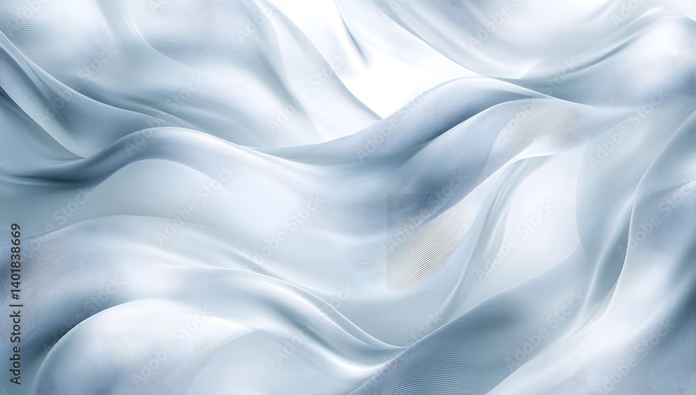 Abstract white background with wavy lines for design, 3D rendering illustration, close-up, no shadows, minimalist style, white background, symmetrical composition, Abstract white background with wavy lines for design, 3D rendering illustration, close-up, no shadows, minimalist style, white background, symmetrical composition,