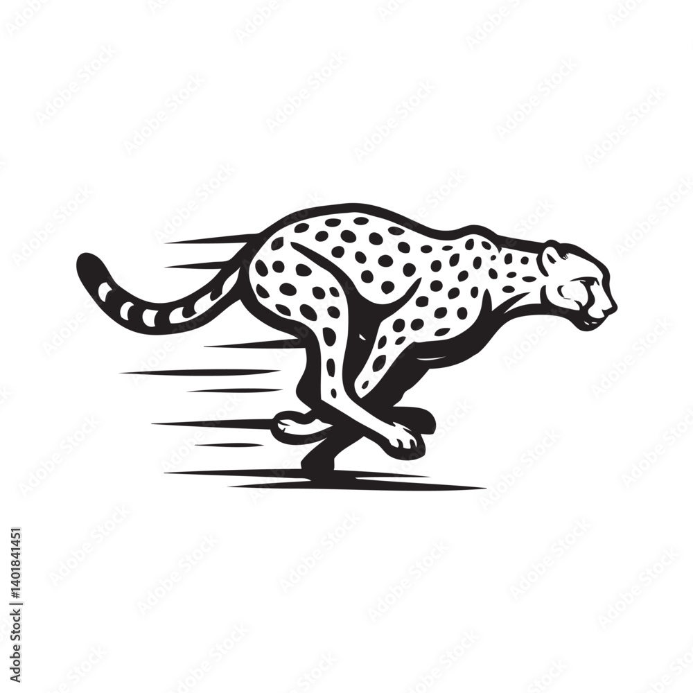 vector illustration of a cheetah vector illustration of a cheetah