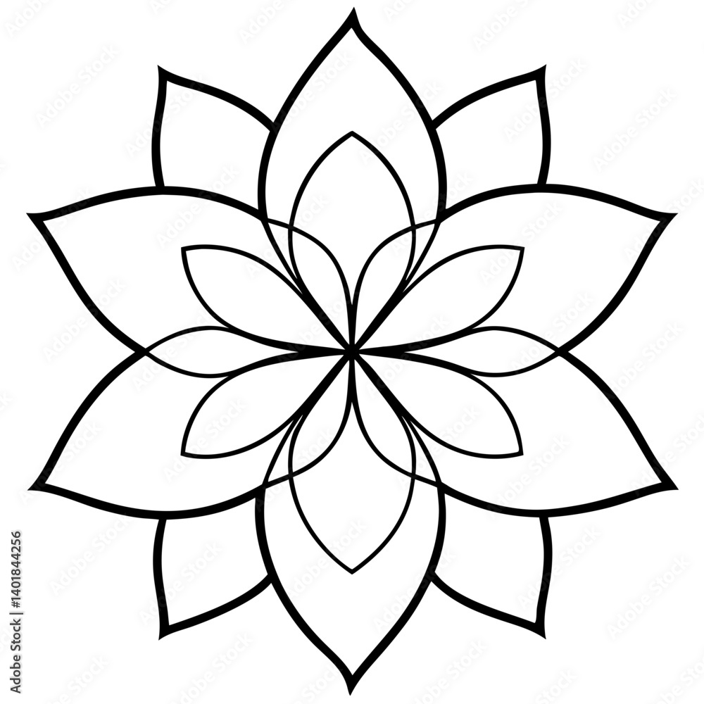 black and white flower isolated black and white flower isolated