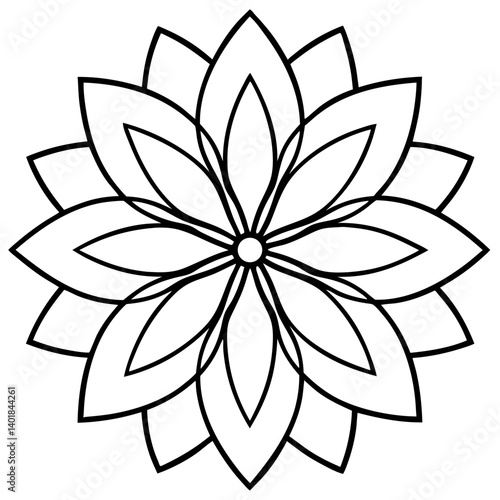 black and white lily