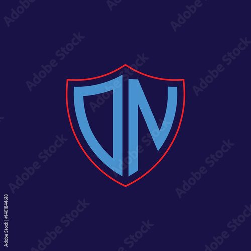 Free Download Corporate Shield Logo with Letter Combination - GFXLoad