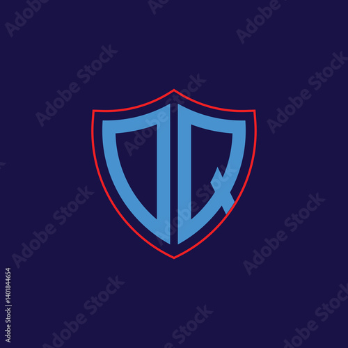 Free Download Corporate Shield Logo with Letter Combination - GFXLoad