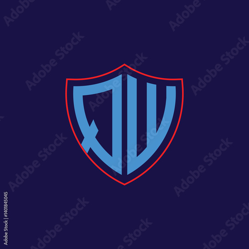 Free Download Corporate Shield Logo with Letter Combination - GFXLoad