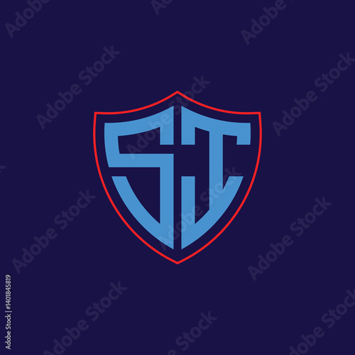 Free Download Corporate Shield Logo with Letter Combination - GFXLoad