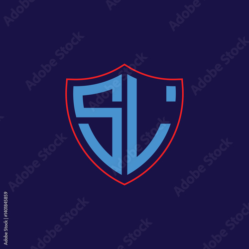 Free Download Corporate Shield Logo with Letter Combination - GFXLoad