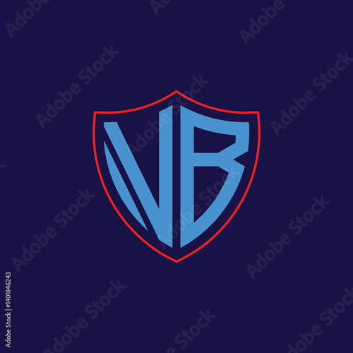 Free Download Corporate Shield Logo with Letter Combination - GFXLoad