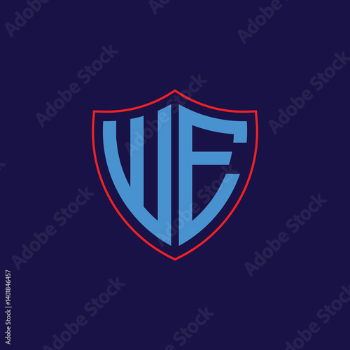 Free Download Corporate Shield Logo with Letter Combination - GFXLoad
