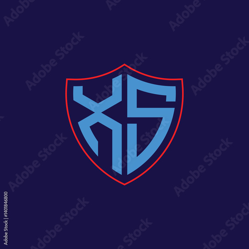 Free Download Corporate Shield Logo with Letter Combination - GFXLoad