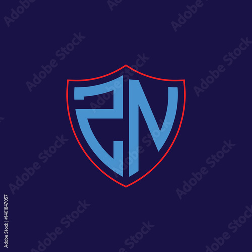 Free Download Corporate Shield Logo with Letter Combination - GFXLoad