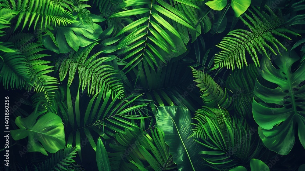 Lush thriving rainforest protected by local communities and activists Lush thriving rainforest protected by local communities and activists