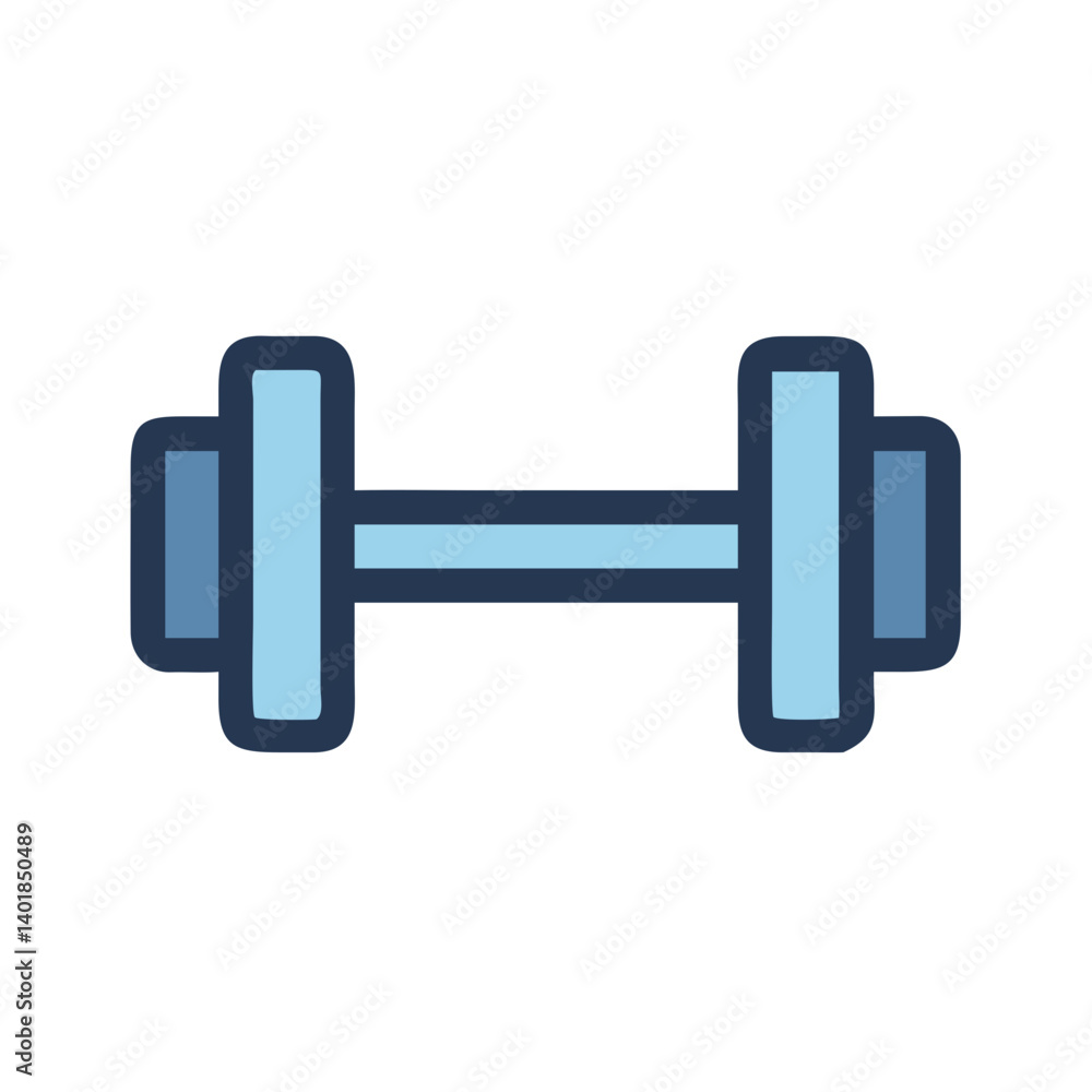 Dumbbell for Fitness Exercise Icon Design Dumbbell for Fitness Exercise Icon Design