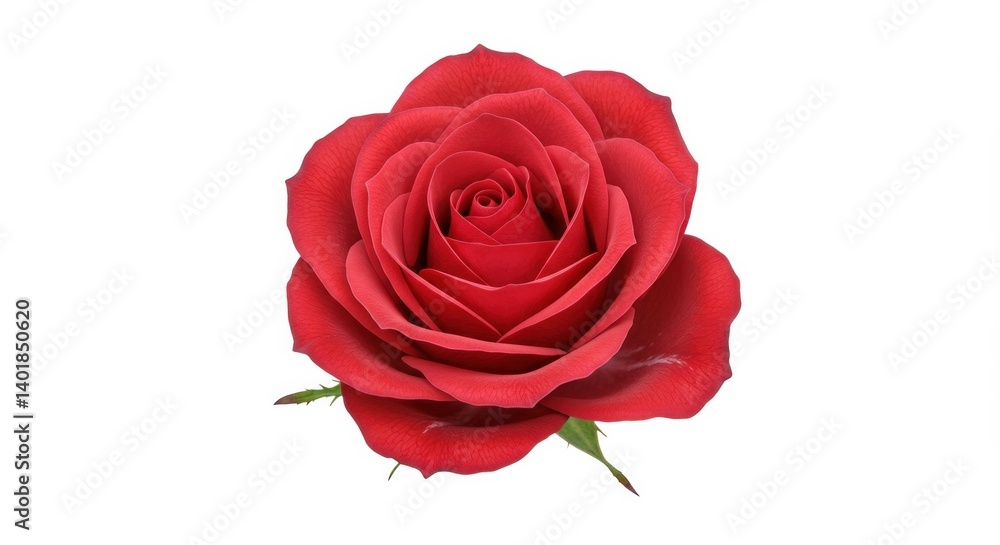 Single Red Rose Close Up Single Red Rose Close Up
