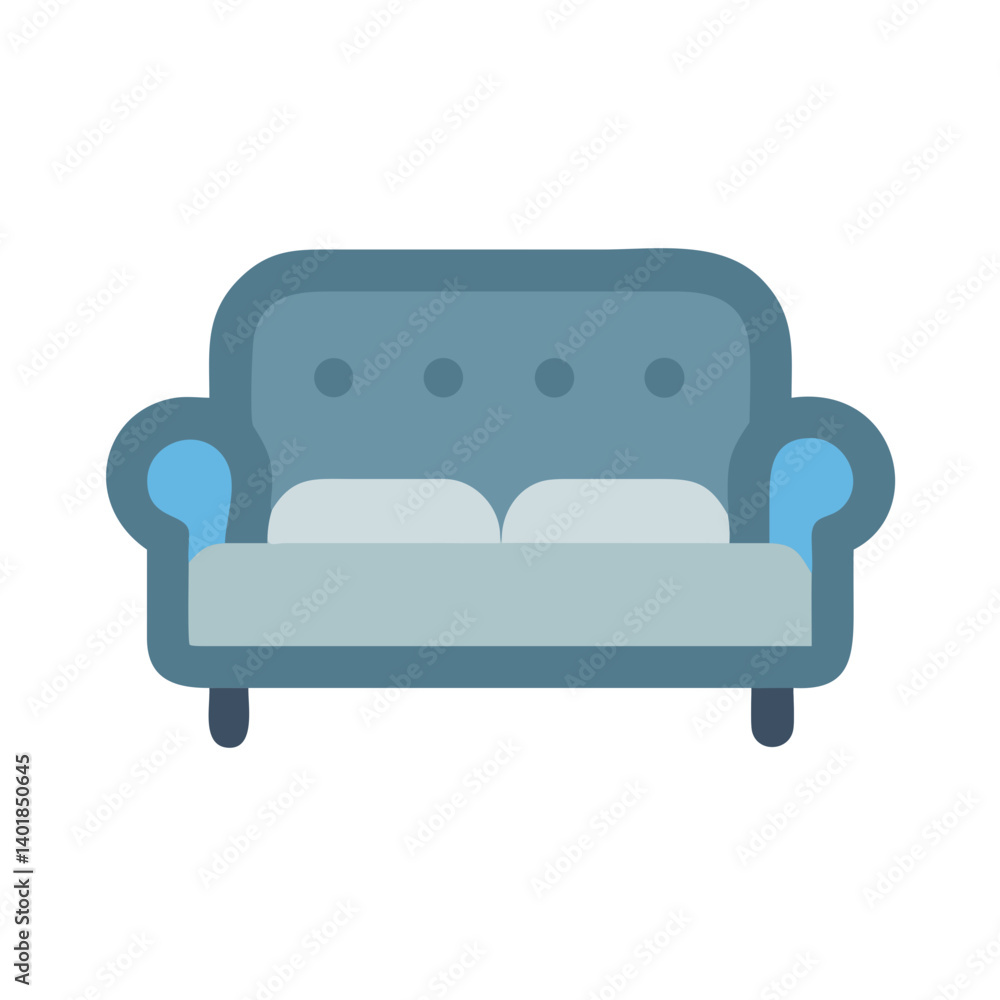 Lounge Sofa for Guest Seating Icon Design Lounge Sofa for Guest Seating Icon Design