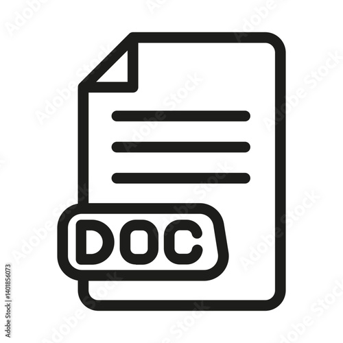 A document file marked 'DOC' representing a text or word file.