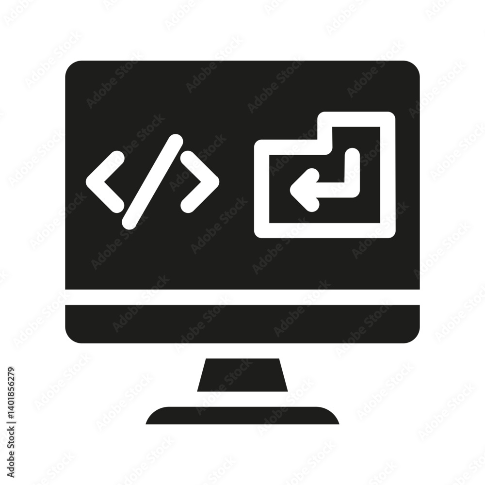 An expanded code view or full-screen coding environment. An expanded code view or full-screen coding environment.