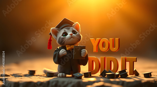 Congratulations card you did it