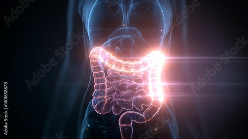 holographic technology displays human intestinal organs