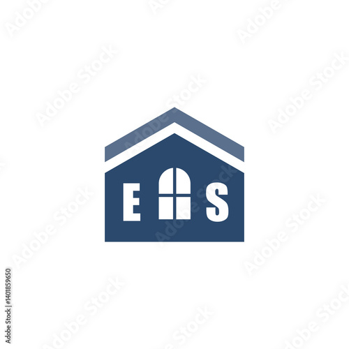 Modern Home Improvement Logo Design with Roof Icon