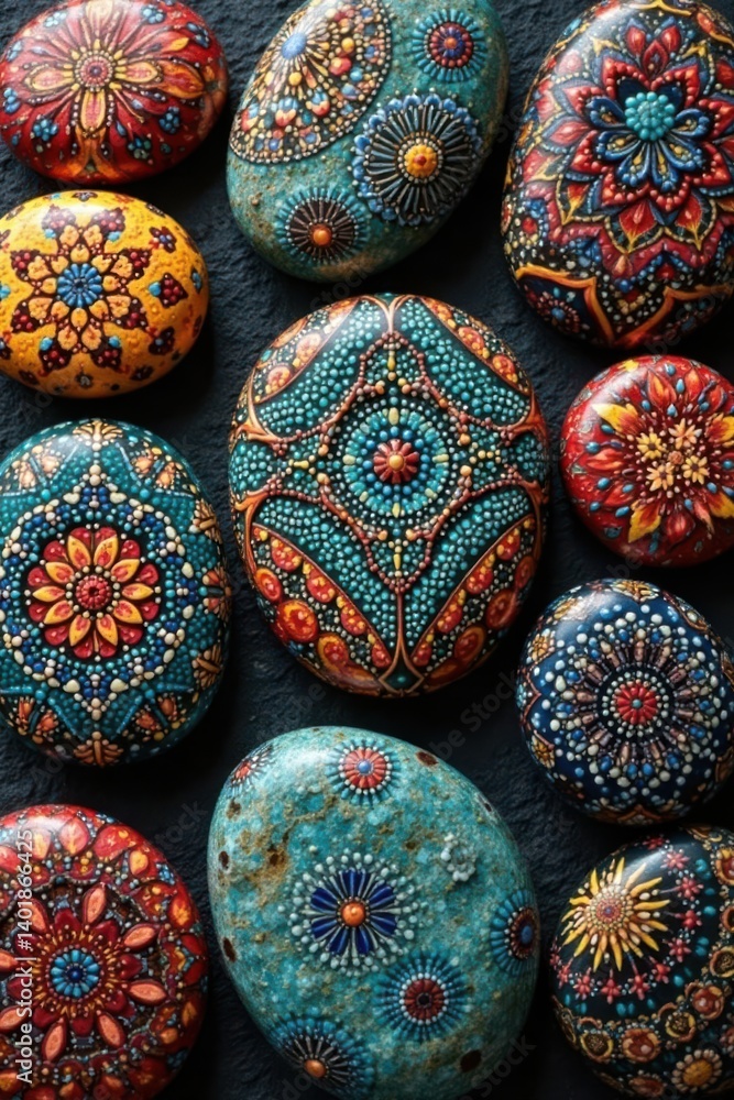 Nature's patterns on stones with geometric shapes and symbols , geometric, formations Nature's patterns on stones with geometric shapes and symbols , geometric, formations