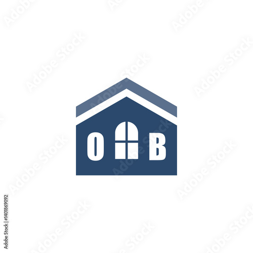 Modern Home Improvement Logo Design with Roof Icon