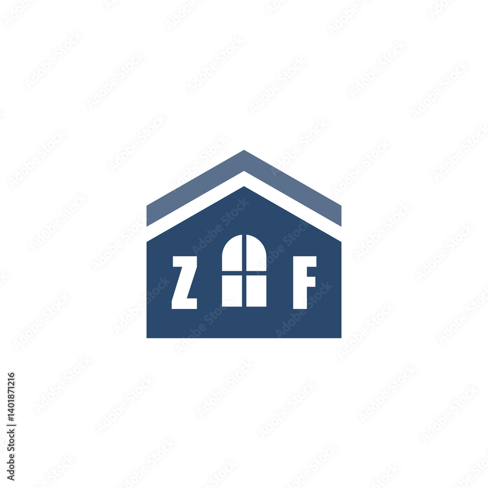 Modern Home Improvement Logo Design with Roof Icon Modern Home Improvement Logo Design with Roof Icon