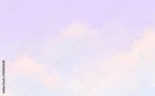 美しい夕暮れの空　背景