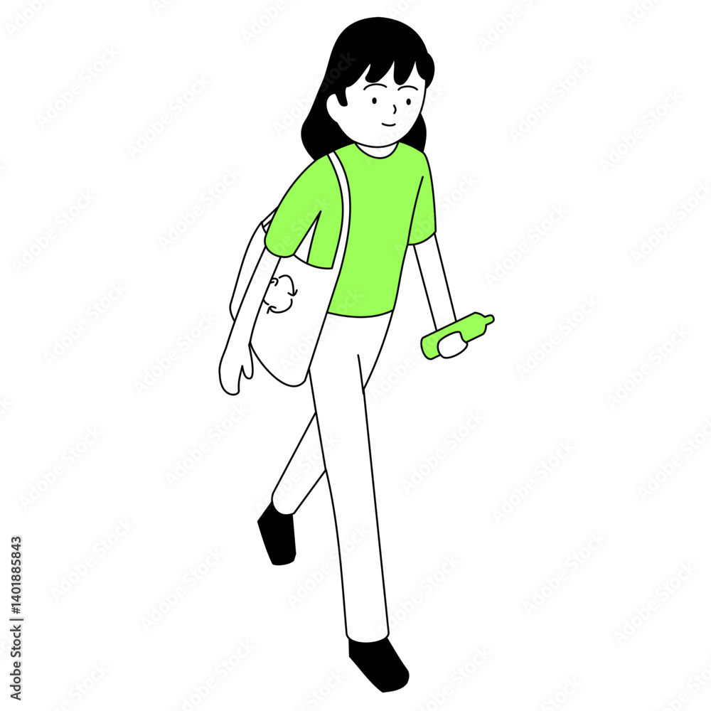 using recycled bags for environmental sustainability