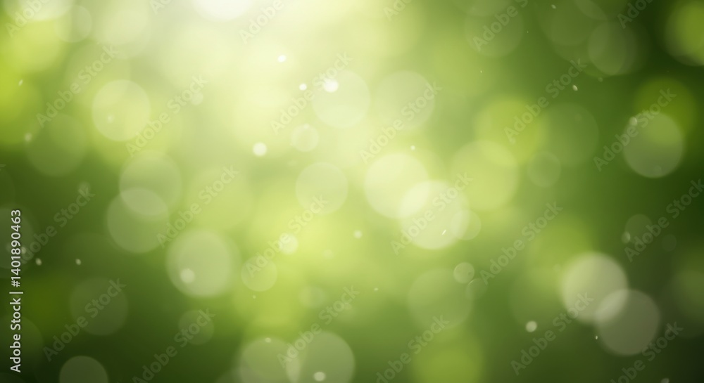 Soft sun flare with green bokeh background Soft sun flare with green bokeh background