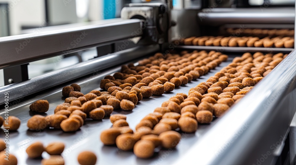 Pet food coating machine applying flavor layer to dry kibble on rollers Pet food coating machine applying flavor layer to dry kibble on rollers